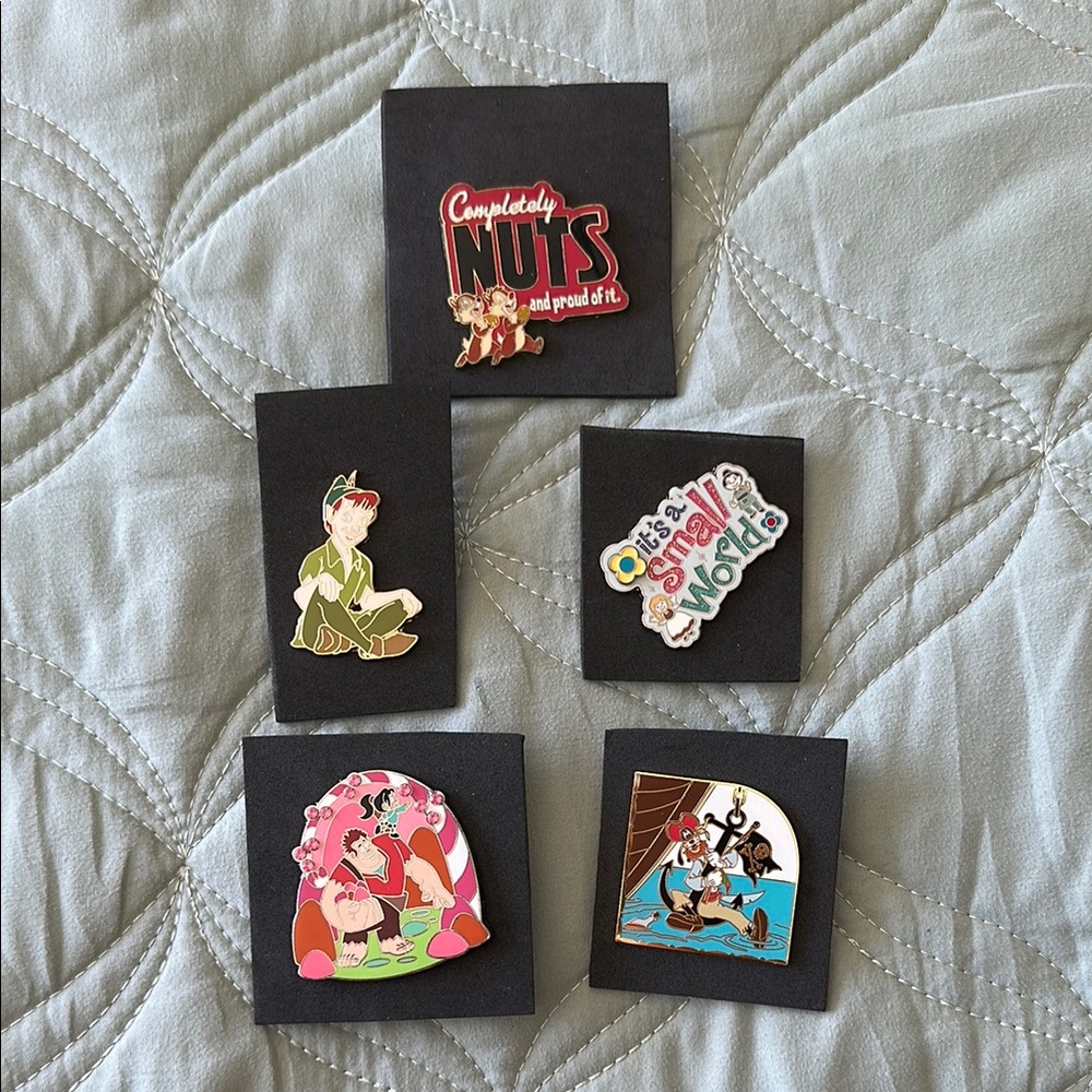 Five Disney Pins